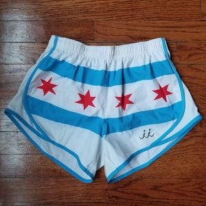Chicago Flag Running Shorts